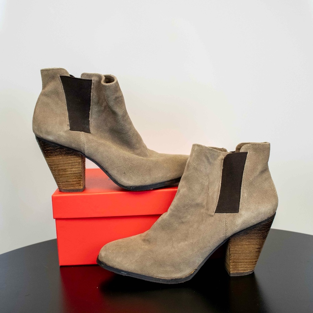 Vince Camuto Suede Heeled Ankle Boots